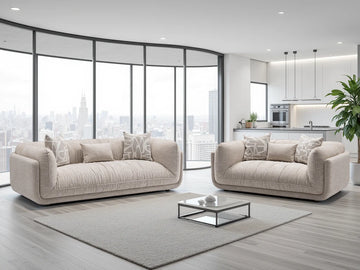 Oxford Sofa Beige 3+2 Set