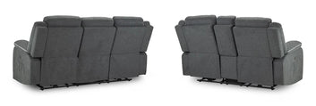 Harald Electric Recliner Sofa Graphite 3+2 Seater | High-Back Comfort
